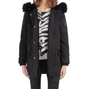 Maje Fall Winter Coat Parka Size 1